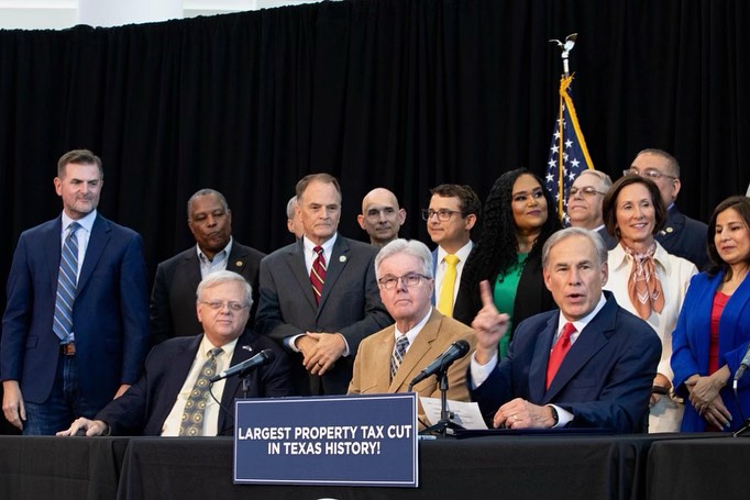 GOVERNOR ABBOTT CHOOSES SD 4 TO SIGN THE LARGEST PROPERTY TAX CUT IN HISTORY — 8/9/2023